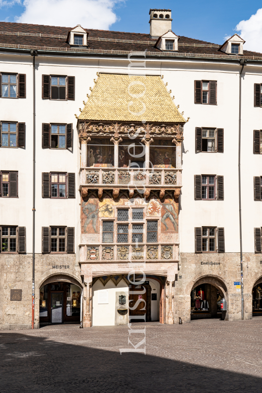 Goldenes Dachl, Altstadt, Innsbruck, Tirol, Austria by kristen-images.com