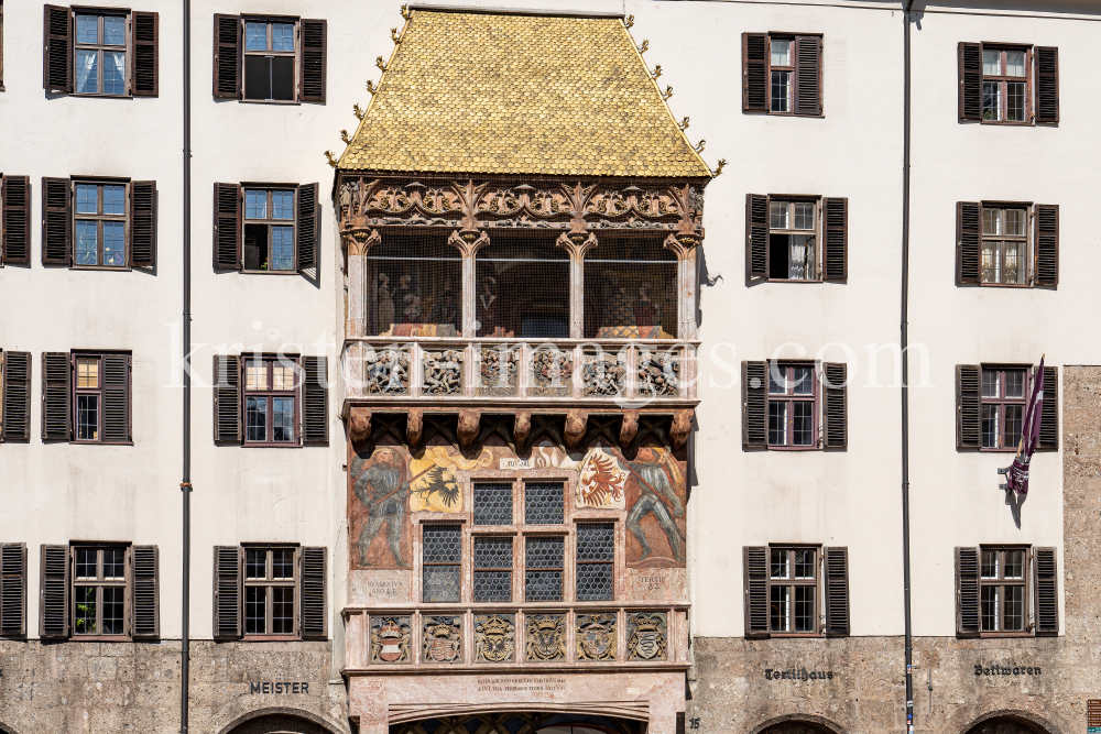 Goldenes Dachl, Altstadt, Innsbruck, Tirol, Austria by kristen-images.com