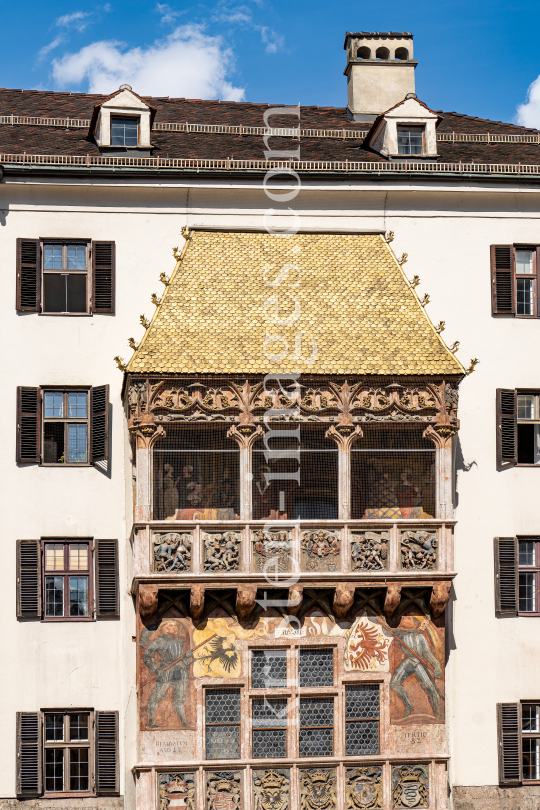 Goldenes Dachl, Altstadt, Innsbruck, Tirol, Austria by kristen-images.com