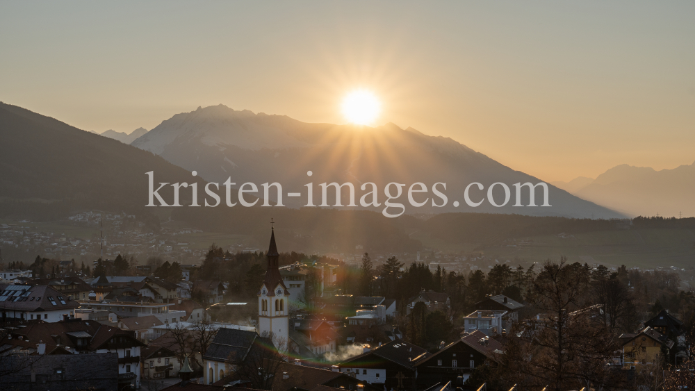 Sonnenuntergang Igls, Innsbruck, Tirol, Austria by kristen-images.com