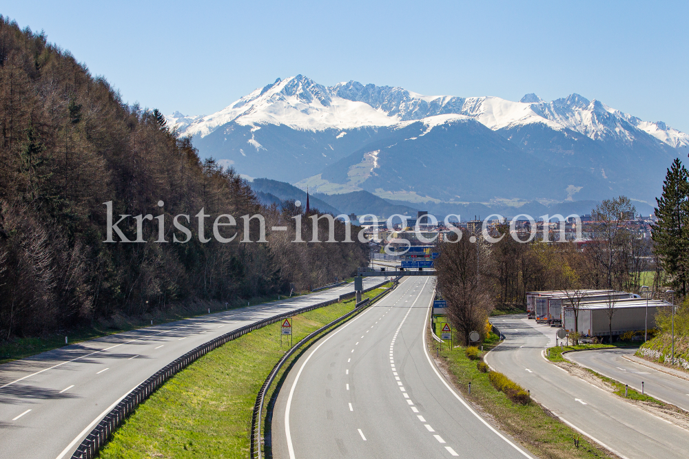 Inntalautobahn A12 bei Innsbruck, Tirol, Austria by kristen-images.com