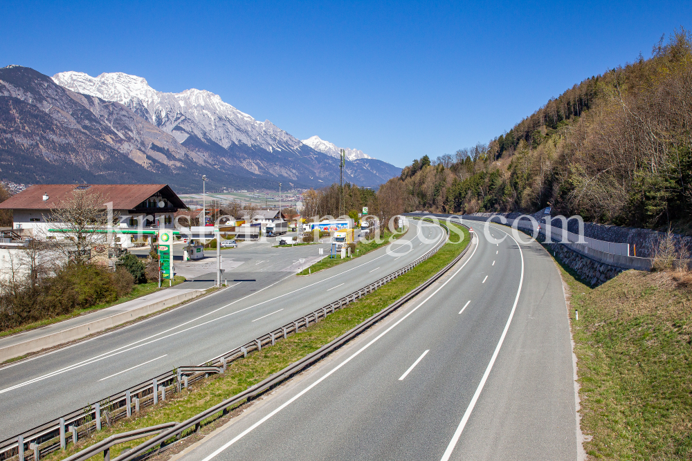 Inntalautobahn A12 bei Innsbruck, Tirol, Austria by kristen-images.com
