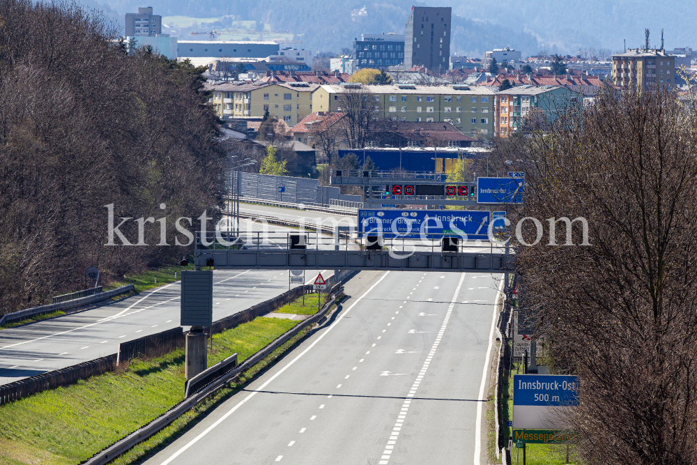 Inntalautobahn A12 bei Innsbruck, Tirol, Austria by kristen-images.com