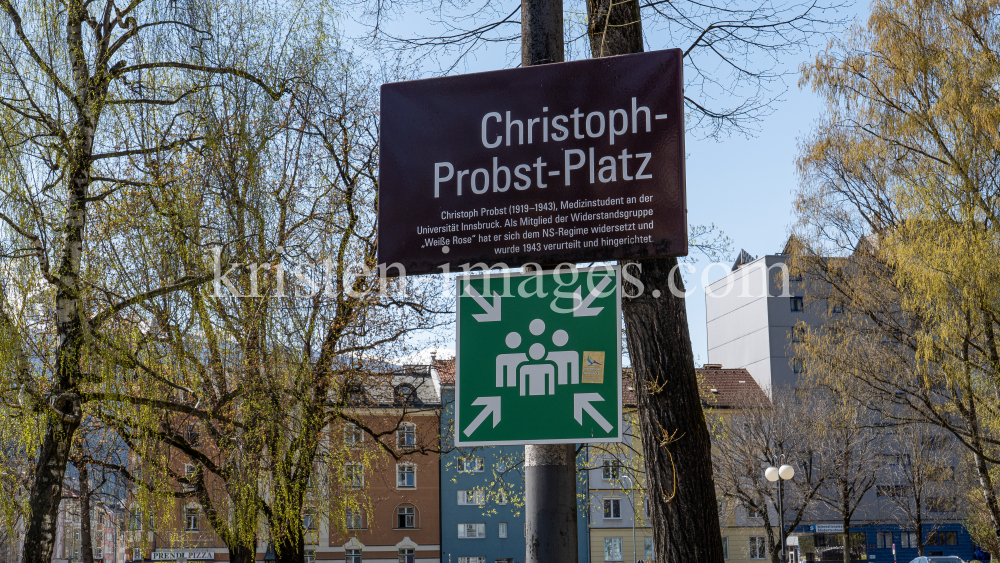 Christoph-Probst-Platz, Innsbruck, Tirol, Austria by kristen-images.com