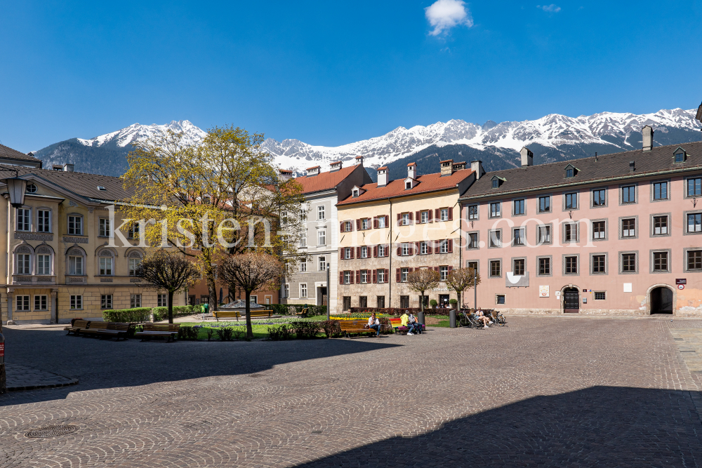 Domplatz in der Altstadt, Innsbruck, Tirol, Austria by kristen-images.com