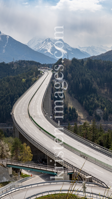Europabrücke, Tirol, Austria / Brennerautobahn A13
 by kristen-images.com