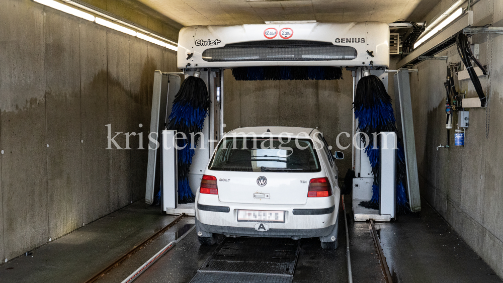 Autowaschanlage / Tankstelle, Aldrans, Tirol, Austria by kristen-images.com