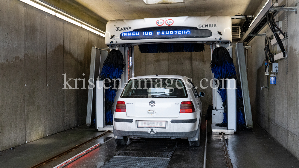 Autowaschanlage / Tankstelle, Aldrans, Tirol, Austria by kristen-images.com