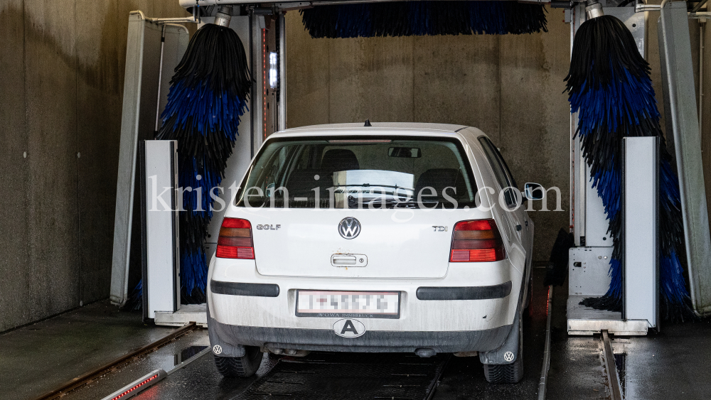 Autowaschanlage / Tankstelle, Aldrans, Tirol, Austria by kristen-images.com