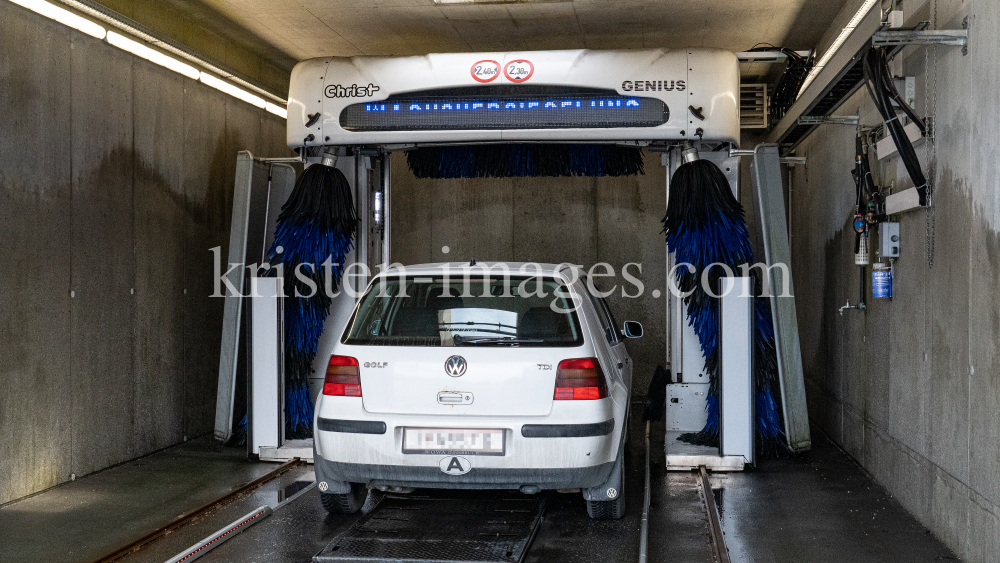 Autowaschanlage / Tankstelle, Aldrans, Tirol, Austria by kristen-images.com