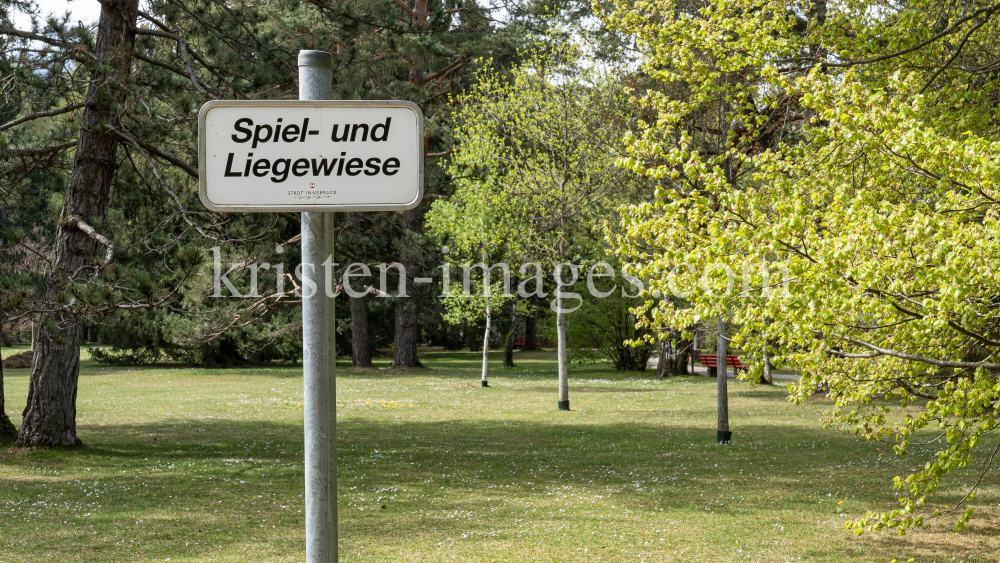 Spiel- und Liegewiese / Kurpark Igls, Innsbruck, Tirol, Austria by kristen-images.com