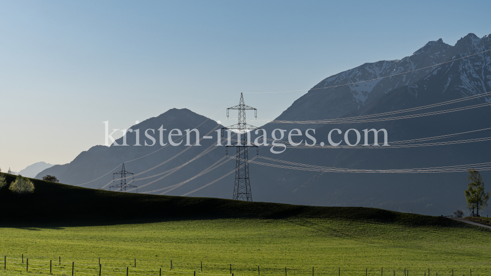 Hoschspannungsleitungen / Sistrans, Tirol, Austria by kristen-images.com