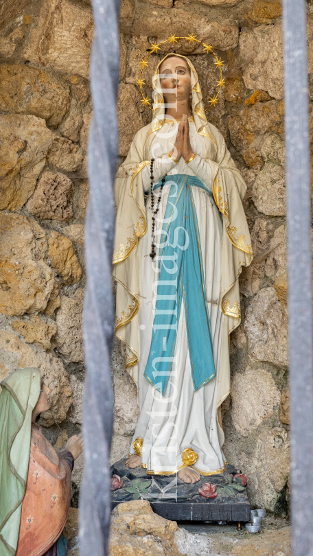 Lourdes-Grotte, Wallfahrtskirche Heiligwasser, Patscherkofel, Igls, Innsbruck, Tirol, Austria by kristen-images.com