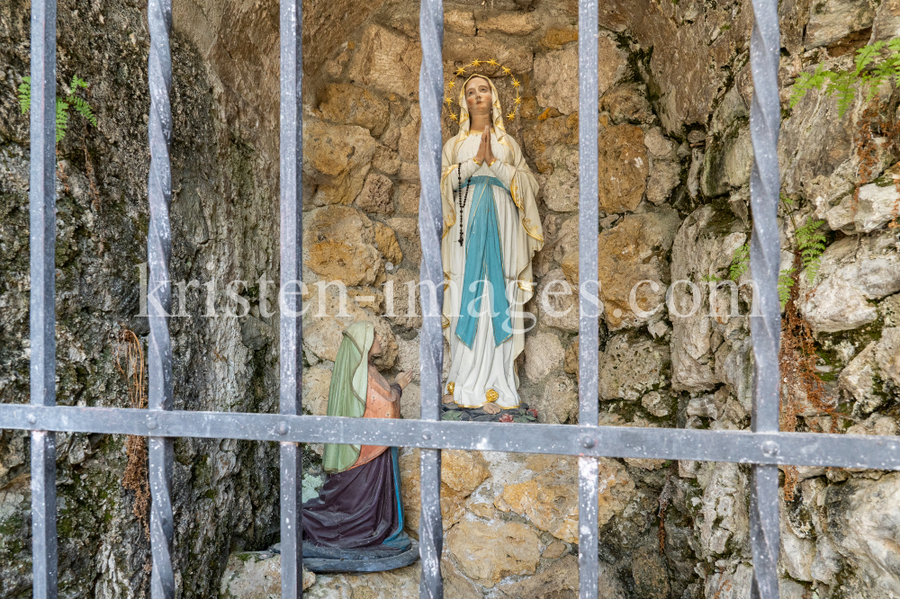 Lourdes-Grotte, Wallfahrtskirche Heiligwasser, Patscherkofel, Igls, Innsbruck, Tirol, Austria by kristen-images.com