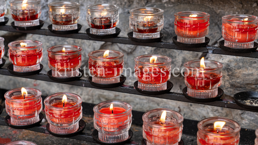 Lourdes-Grotte, Wallfahrtskirche Heiligwasser, Patscherkofel, Igls, Innsbruck, Tirol, Austria by kristen-images.com