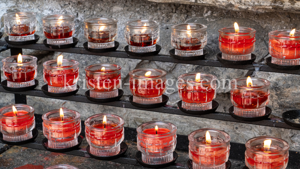 Lourdes-Grotte, Wallfahrtskirche Heiligwasser, Patscherkofel, Igls, Innsbruck, Tirol, Austria by kristen-images.com