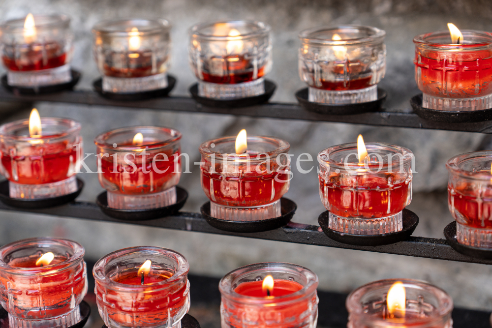 Lourdes-Grotte, Wallfahrtskirche Heiligwasser, Patscherkofel, Igls, Innsbruck, Tirol, Austria by kristen-images.com