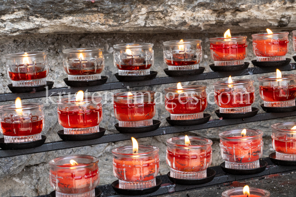 Lourdes-Grotte, Wallfahrtskirche Heiligwasser, Patscherkofel, Igls, Innsbruck, Tirol, Austria by kristen-images.com