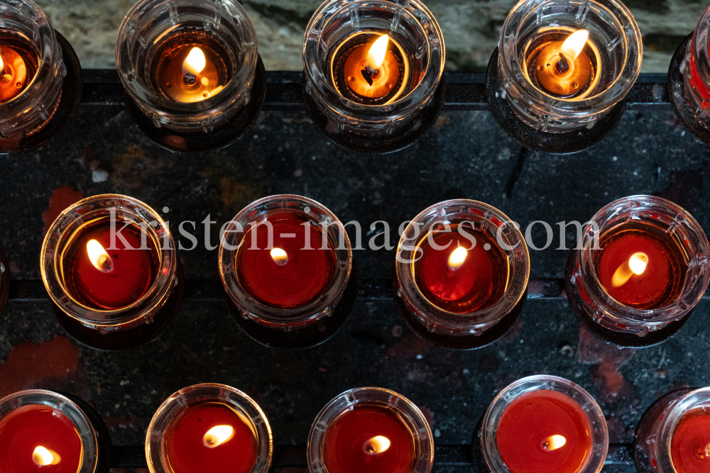 Lourdes-Grotte, Wallfahrtskirche Heiligwasser, Patscherkofel, Igls, Innsbruck, Tirol, Austria by kristen-images.com