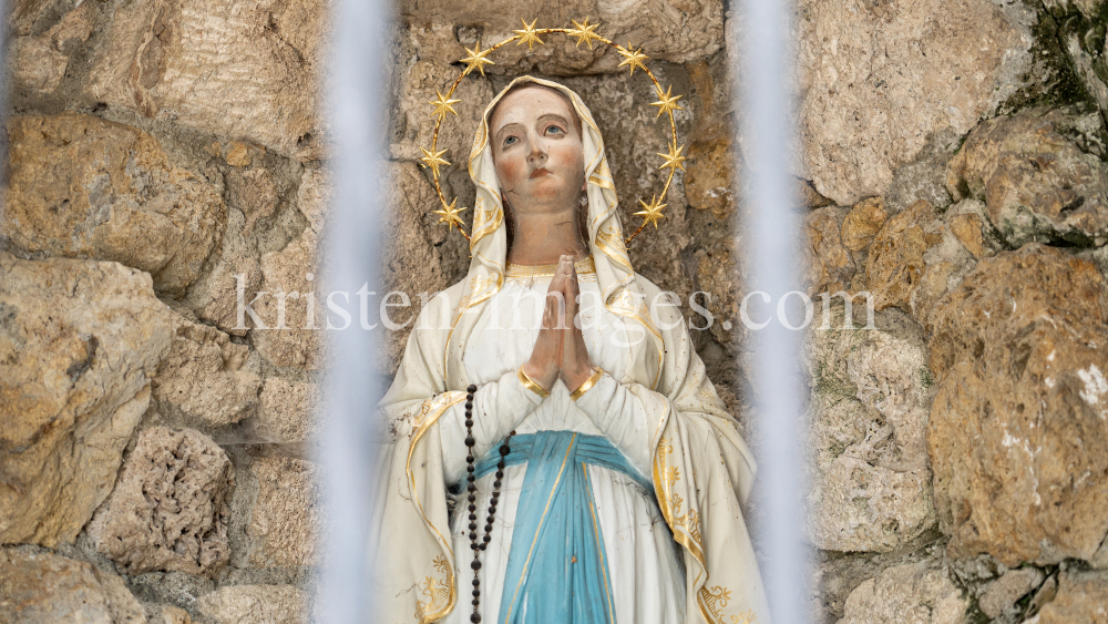 Lourdes-Grotte, Wallfahrtskirche Heiligwasser, Patscherkofel, Igls, Innsbruck, Tirol, Austria by kristen-images.com