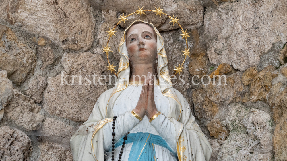 Lourdes-Grotte, Wallfahrtskirche Heiligwasser, Patscherkofel, Igls, Innsbruck, Tirol, Austria by kristen-images.com