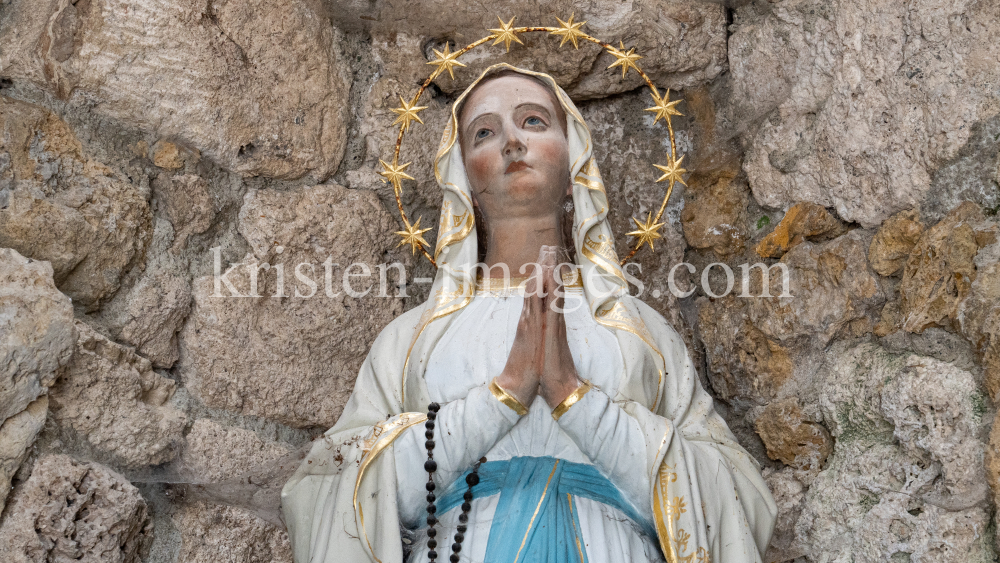 Lourdes-Grotte, Wallfahrtskirche Heiligwasser, Patscherkofel, Igls, Innsbruck, Tirol, Austria by kristen-images.com