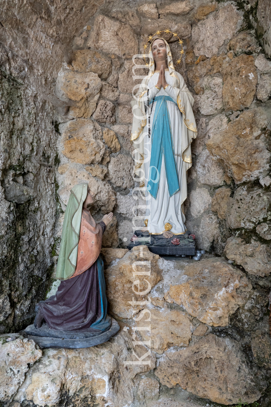 Lourdes-Grotte, Wallfahrtskirche Heiligwasser, Patscherkofel, Igls, Innsbruck, Tirol, Austria by kristen-images.com