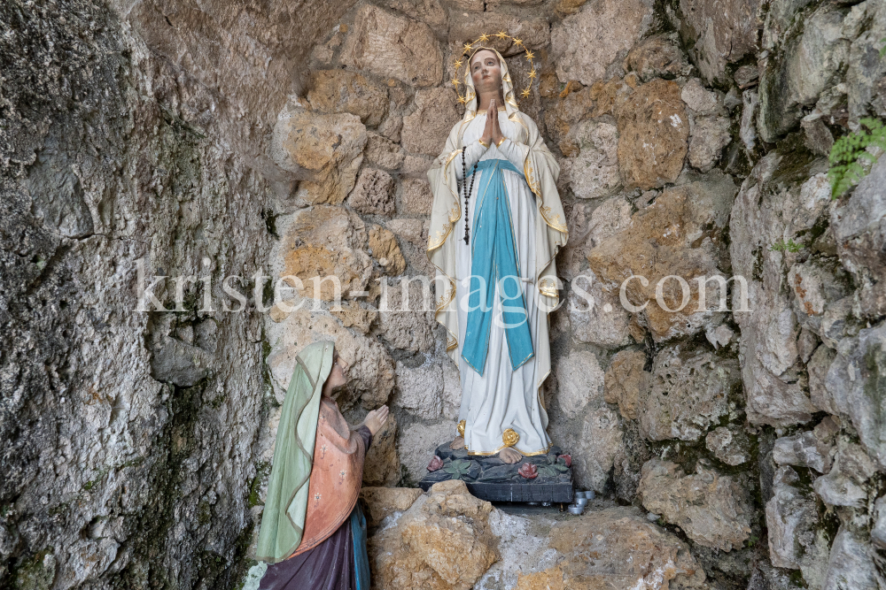 Lourdes-Grotte, Wallfahrtskirche Heiligwasser, Patscherkofel, Igls, Innsbruck, Tirol, Austria by kristen-images.com