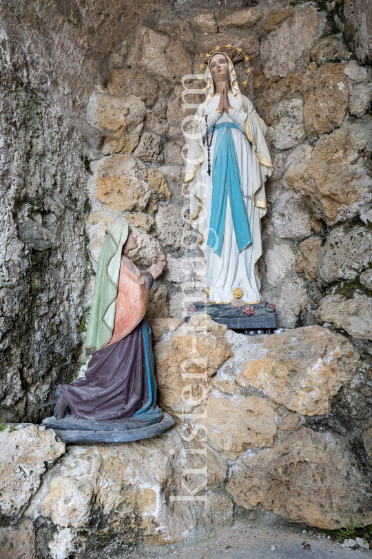 Lourdes-Grotte, Wallfahrtskirche Heiligwasser, Patscherkofel, Igls, Innsbruck, Tirol, Austria by kristen-images.com