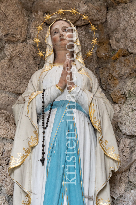 Lourdes-Grotte, Wallfahrtskirche Heiligwasser, Patscherkofel, Igls, Innsbruck, Tirol, Austria by kristen-images.com