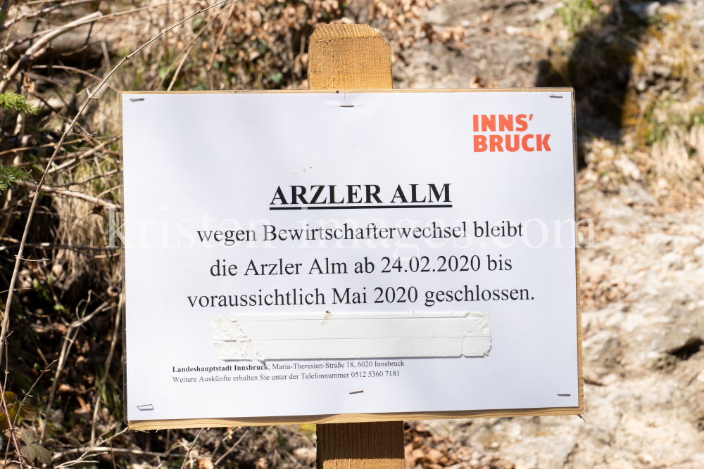 Arzler Alm, Nordkette, Innsbruck, Tirol, Austria by kristen-images.com