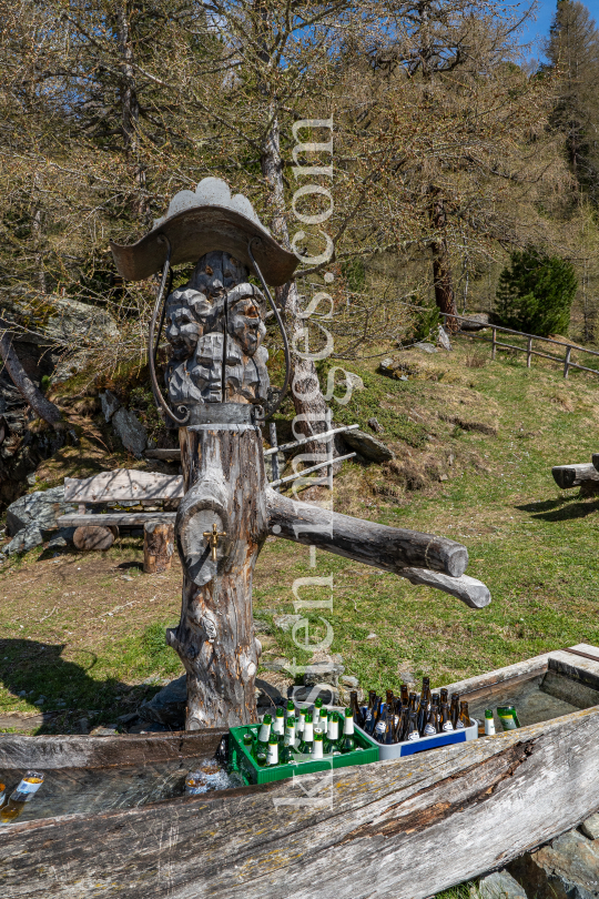 Bier im Brunnen / Lanser Alm, Lans, Patscherkofel, Tirol, Austria by kristen-images.com