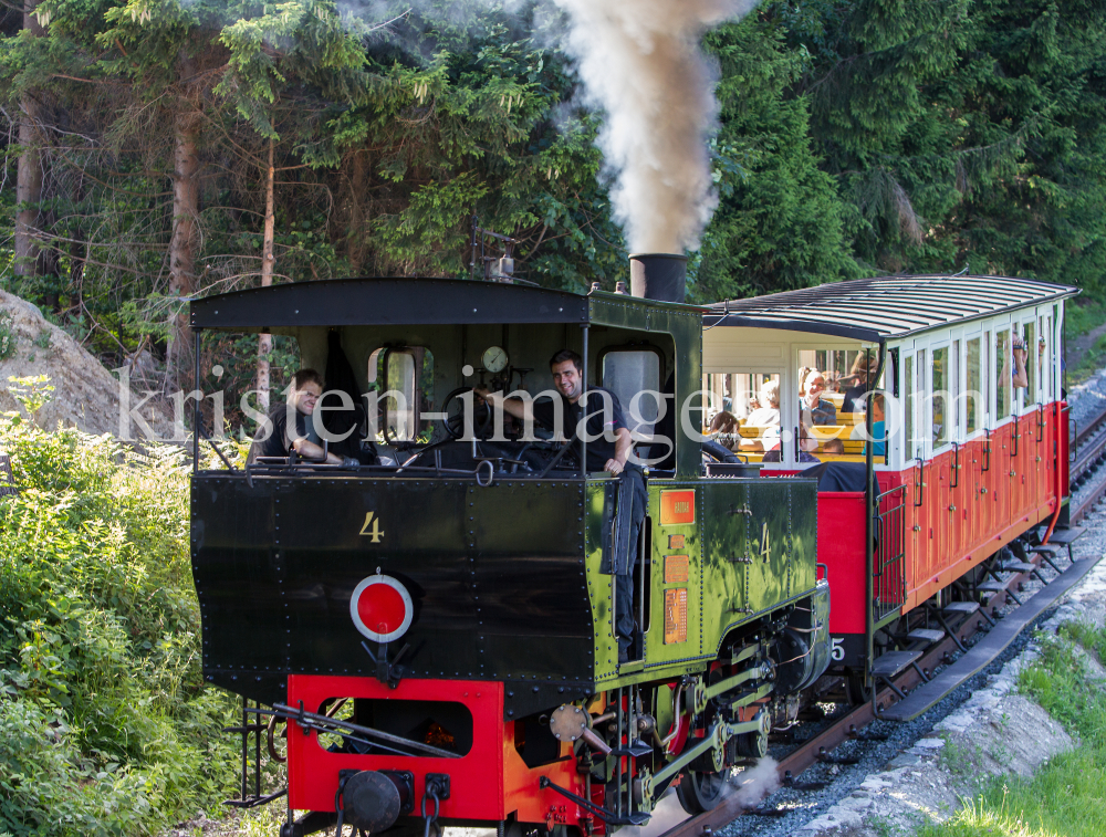 Achenseebahn zwischen Jenbach und Maurach Seespitz, Tirol, Austria by kristen-images.com