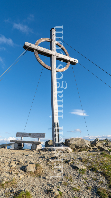 Gipfelkreuz Patscherkofel, Tirol, Austria by kristen-images.com