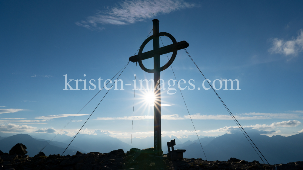 Gipfelkreuz Patscherkofel, Tirol, Austria by kristen-images.com