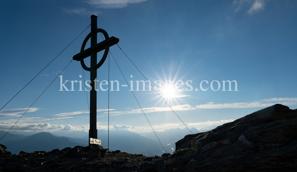 Gipfelkreuz Patscherkofel, Tirol, Austria by kristen-images.com