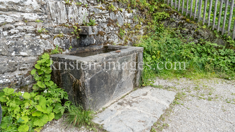 Brunnen, Wallfahrtskirche Heiligwasser, Patscherkofel, Igls, Innsbruck, Tirol, Austria by kristen-images.com