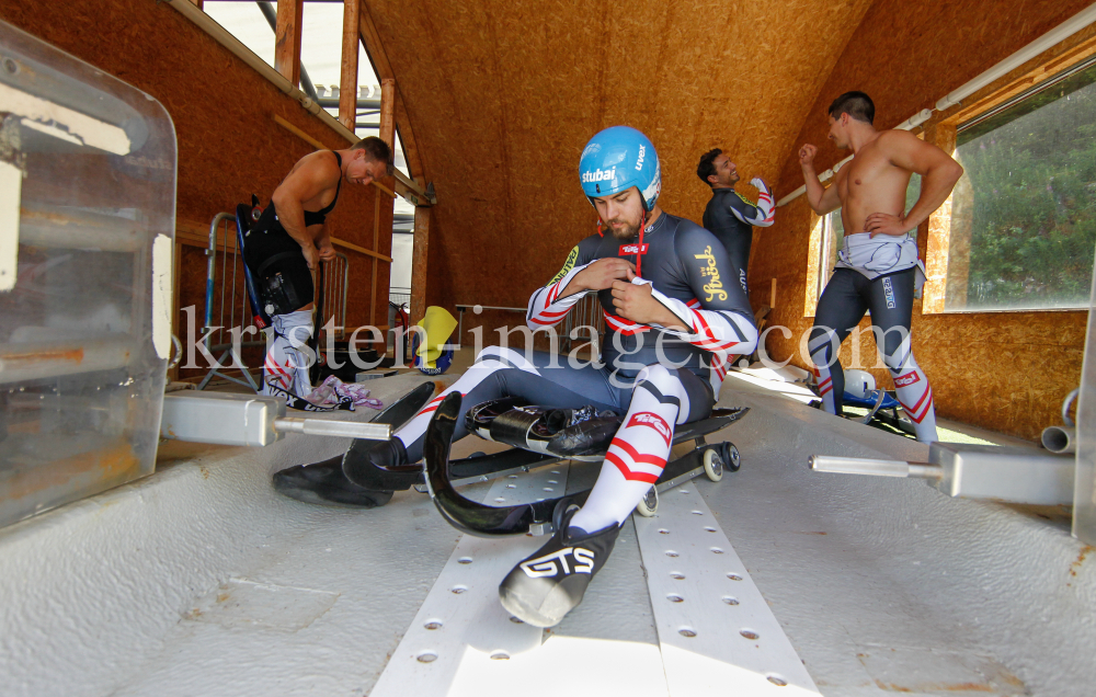 Team Rodel Austria: Rollenrodeln / Bobbahn Innsbruck-Igls, Tirol, Austria by kristen-images.com