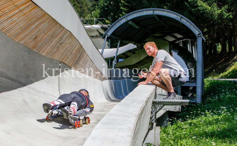 Team Rodel Austria: Rollenrodeln / Bobbahn Innsbruck-Igls, Tirol, Austria by kristen-images.com