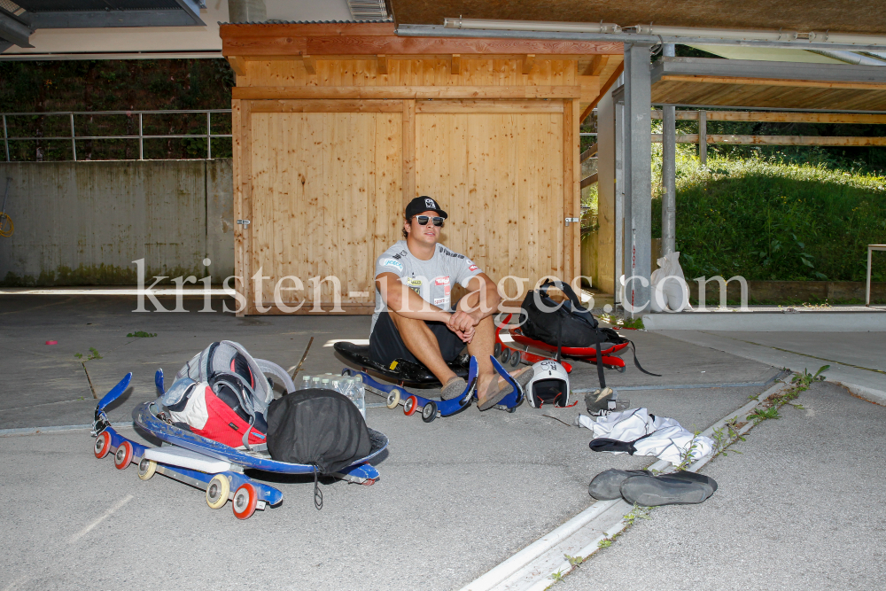 Team Rodel Austria: Rollenrodeln / Bobbahn Innsbruck-Igls, Tirol, Austria by kristen-images.com