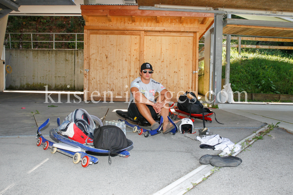 Team Rodel Austria: Rollenrodeln / Bobbahn Innsbruck-Igls, Tirol, Austria by kristen-images.com