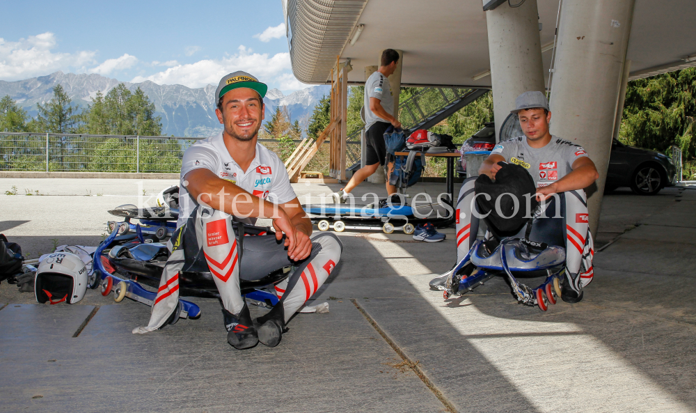 Team Rodel Austria: Rollenrodeln / Bobbahn Innsbruck-Igls, Tirol, Austria by kristen-images.com