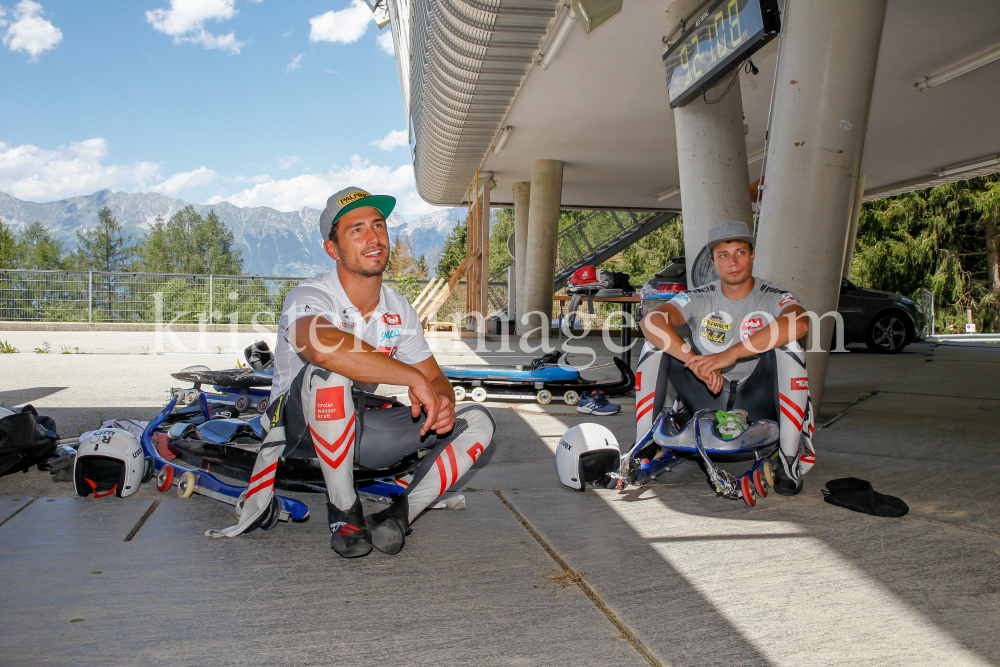 Team Rodel Austria: Rollenrodeln / Bobbahn Innsbruck-Igls, Tirol, Austria by kristen-images.com