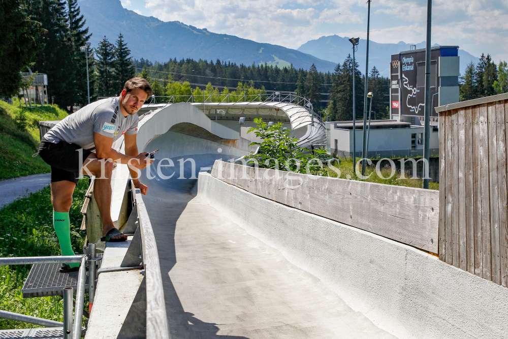 Team Rodel Austria: Rollenrodeln / Bobbahn Innsbruck-Igls, Tirol, Austria by kristen-images.com