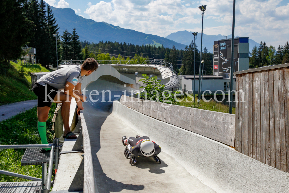 Team Rodel Austria: Rollenrodeln / Bobbahn Innsbruck-Igls, Tirol, Austria by kristen-images.com
