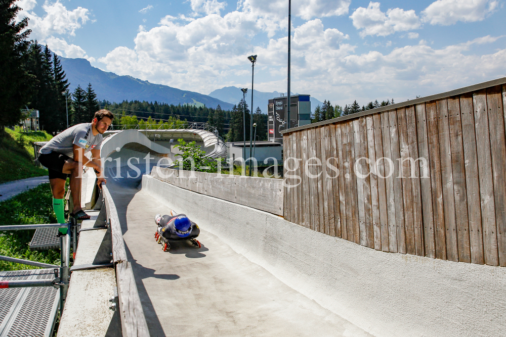 Team Rodel Austria: Rollenrodeln / Bobbahn Innsbruck-Igls, Tirol, Austria by kristen-images.com