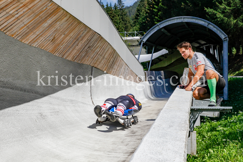 Team Rodel Austria: Rollenrodeln / Bobbahn Innsbruck-Igls, Tirol, Austria by kristen-images.com