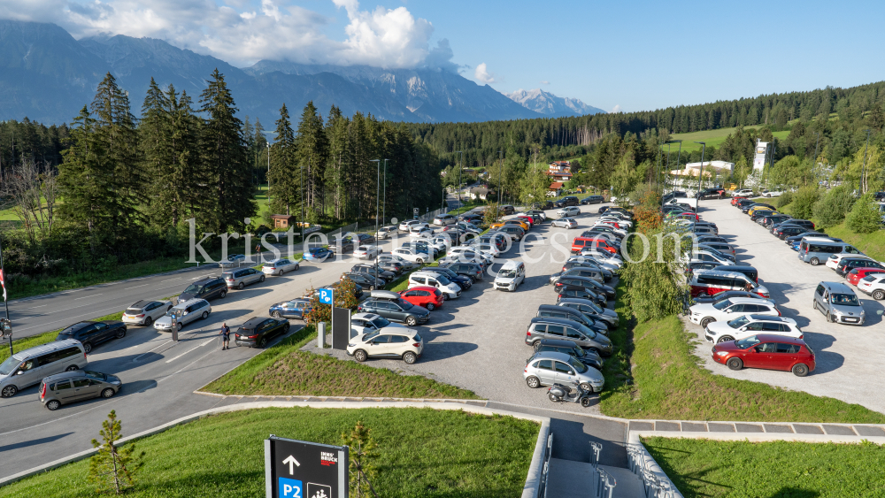 Patscherkofelbahn Parkplatz, Innsbruck, Tirol, Austria by kristen-images.com