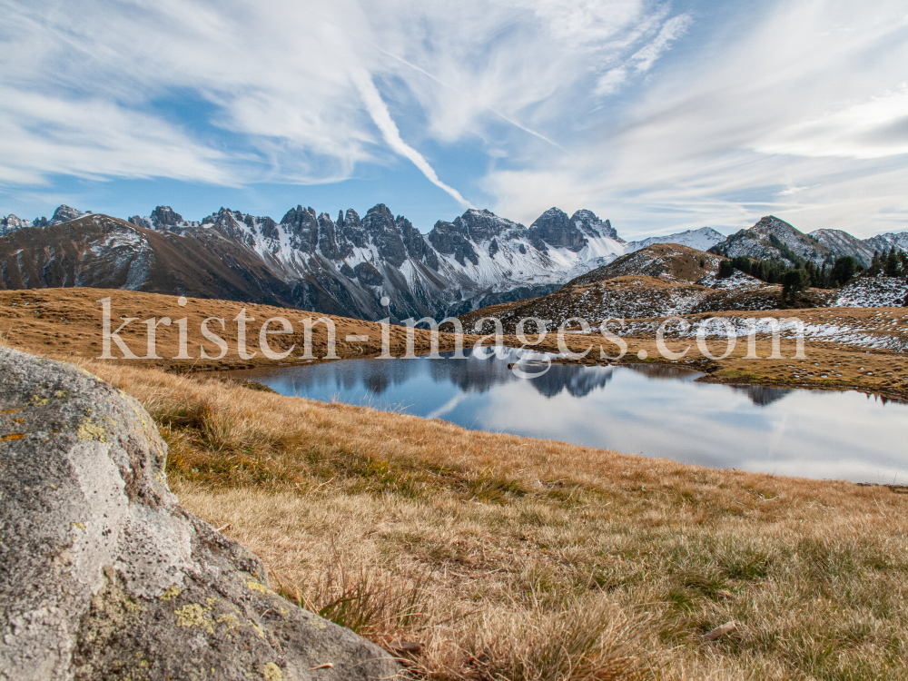 Salfeinssee, Salfeins, Kalkkögel, Stubaier Alpen, Tirol, Austria  by kristen-images.com