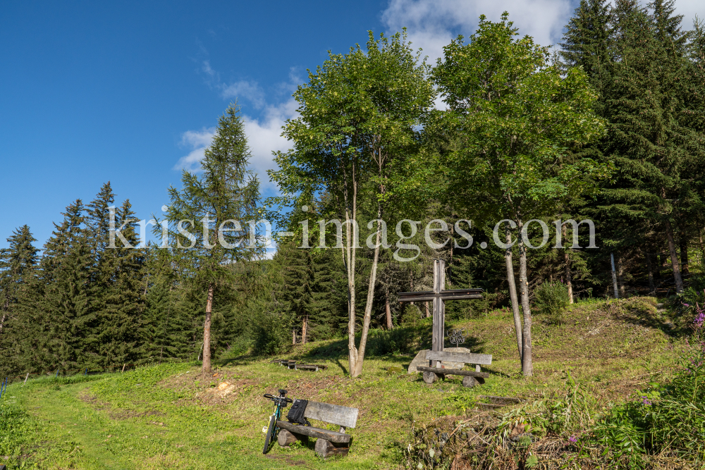 Olympische Ringe von 1964 und 1976 / Kreuz / Patscherkofel, Tirol, Austria by kristen-images.com